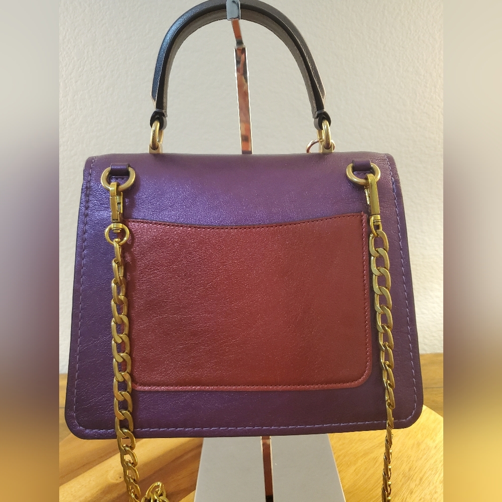 COACH PARKER METALLIC COLORBLOCK IN PERFECT LIKE NEW CONDITION! - Picture 3 of 16